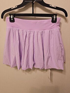 CRZ Yoga Bubble Skirt Skort, Purple Size M NWT